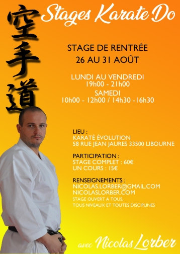 STAGE RENTREE 2019